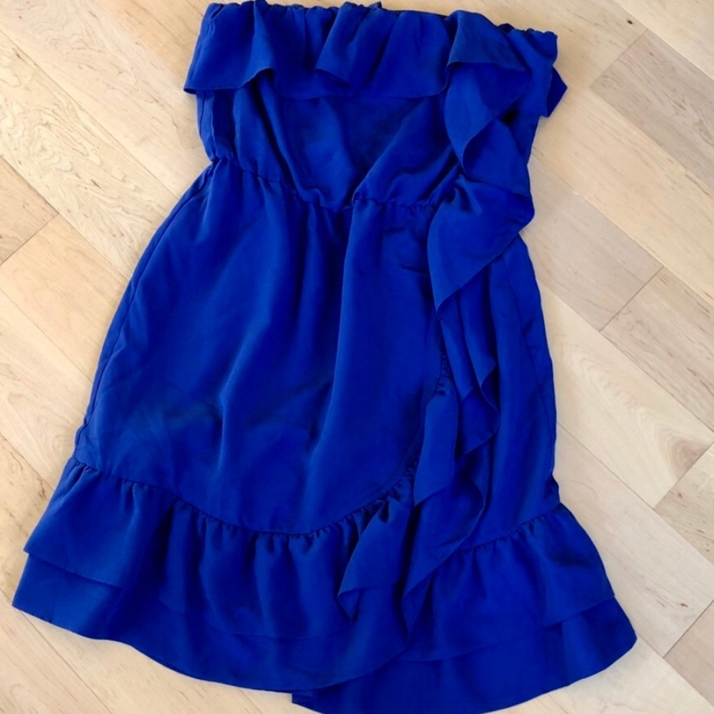 Walter Baker Strapless Ruffle Dress - Picture 2 of 7